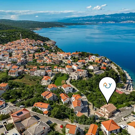 Beachfront Betty - Happy * Vrbnik (Primorje-Gorski Kotar)